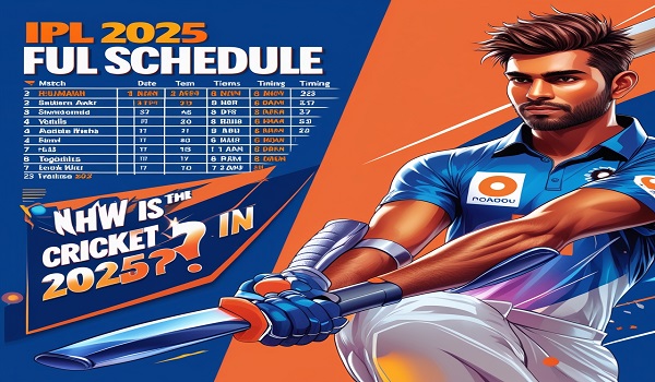 IPL 2025 Full Schedule & Who is the New Player in IPL 2025?