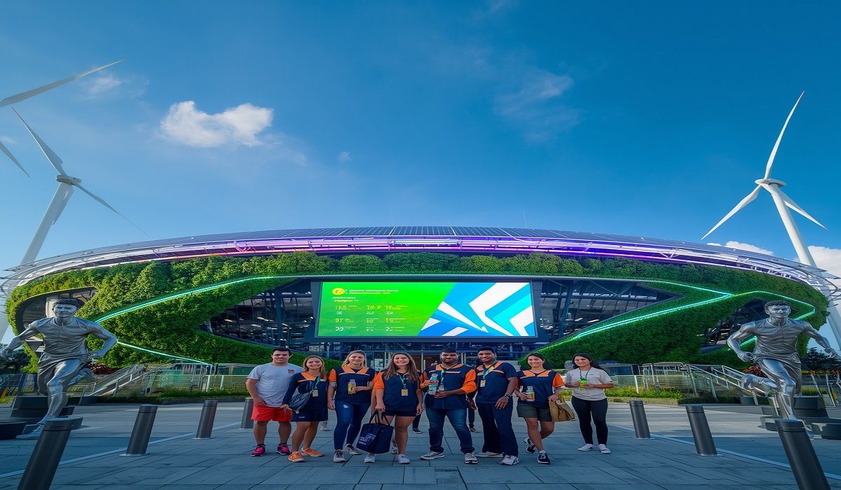 Sustainable Energy Harvesting Sports Arenas